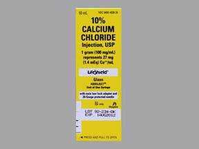 Calcium Chloride 10% Replacement Preparation, Pr .. .  .  